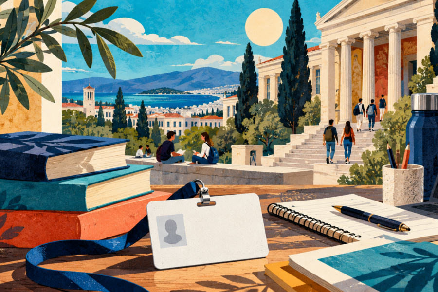 Εννοιολογική εικονογράφηση: Ακαδημαϊκή ταυτότητα: περισσότερα από ένα φοιτητικό πάσο