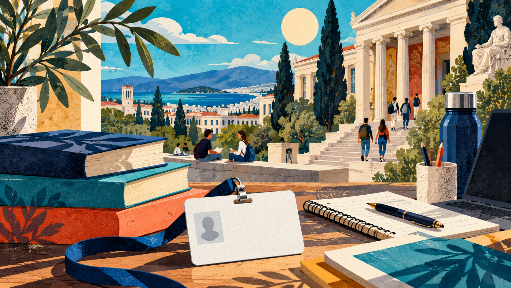 Εννοιολογική εικονογράφηση: Ακαδημαϊκή ταυτότητα: περισσότερα από ένα φοιτητικό πάσο