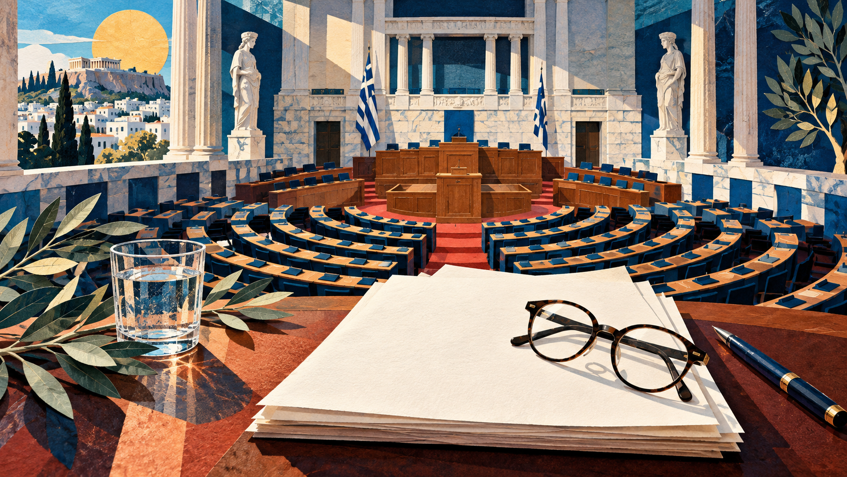 Εννοιολογική εικονογράφηση: Πέρα από τον τίτλο: πώς διαβάζουμε μια κοινοβουλευτική ερώτηση