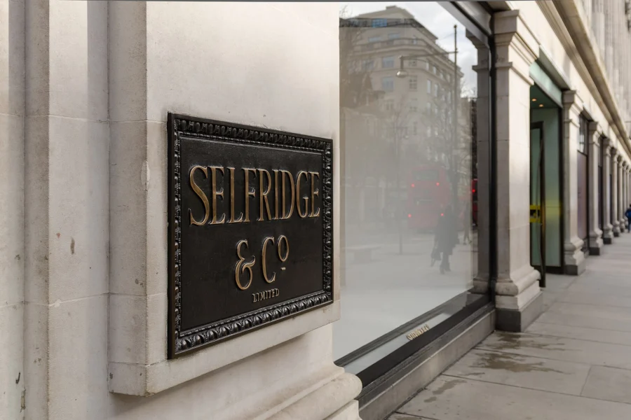 Πρόσοψη του Selfridges στην Oxford Street, φωτογραφία αρχείου 2014