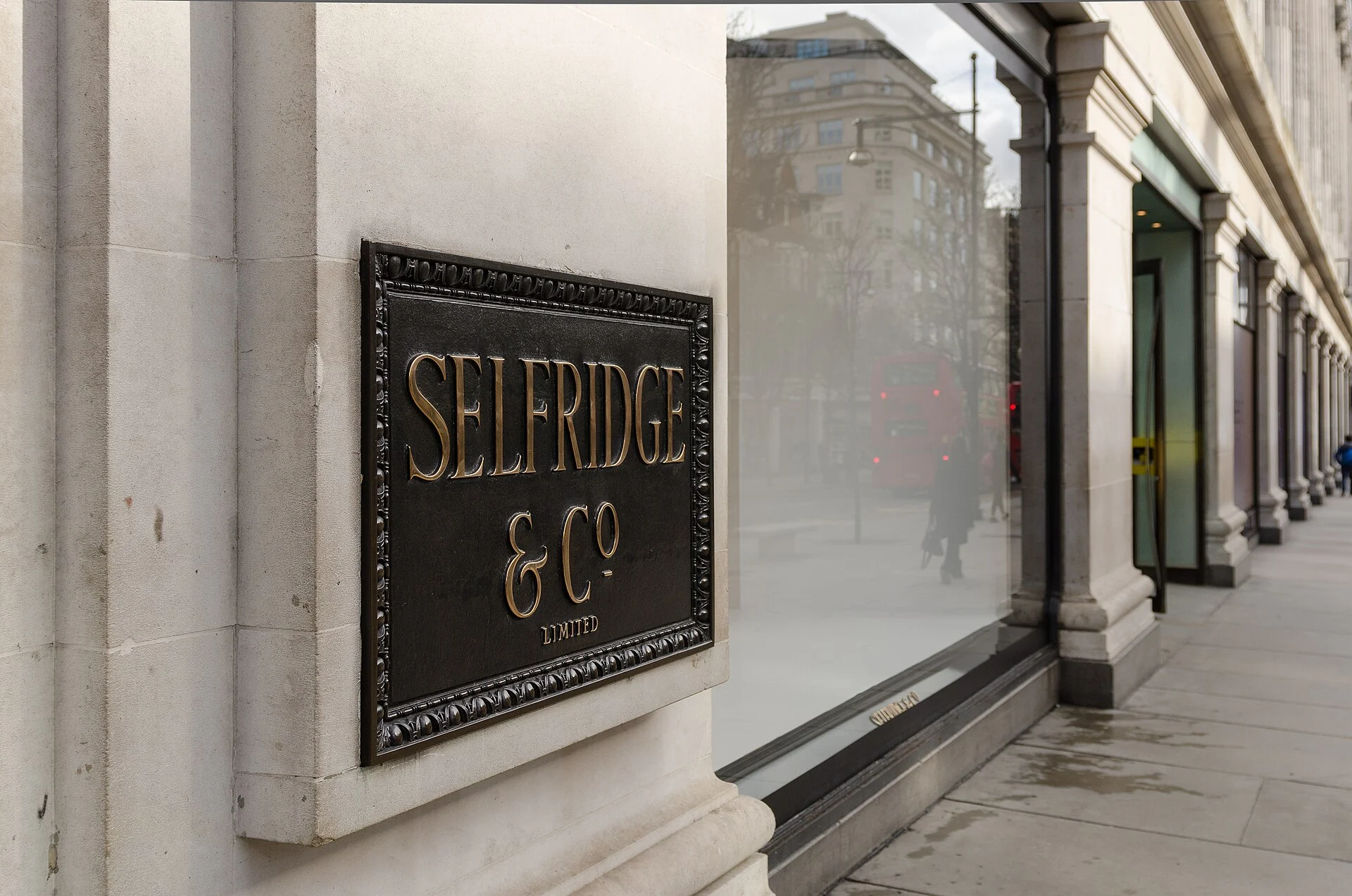 Πρόσοψη του Selfridges στην Oxford Street, φωτογραφία αρχείου 2014
